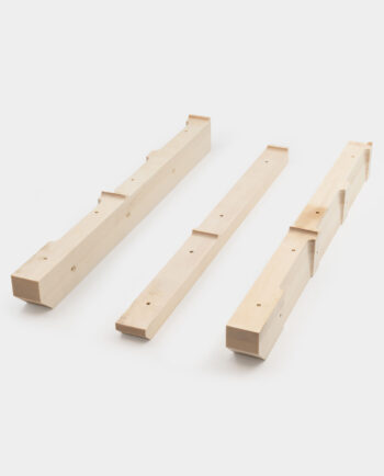 Laudetukipaketti lankkulauteelle, haapa